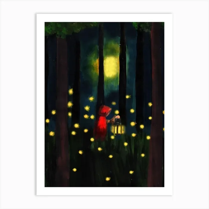 Mystical Forest Art Print by Vaishali Sahu