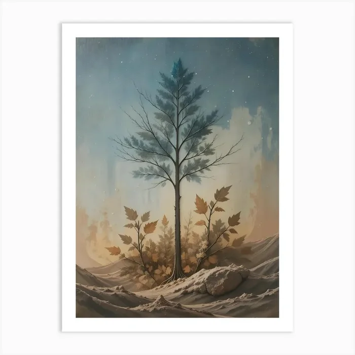 Natur in sanften Farben Art Print by Artistry Innovare