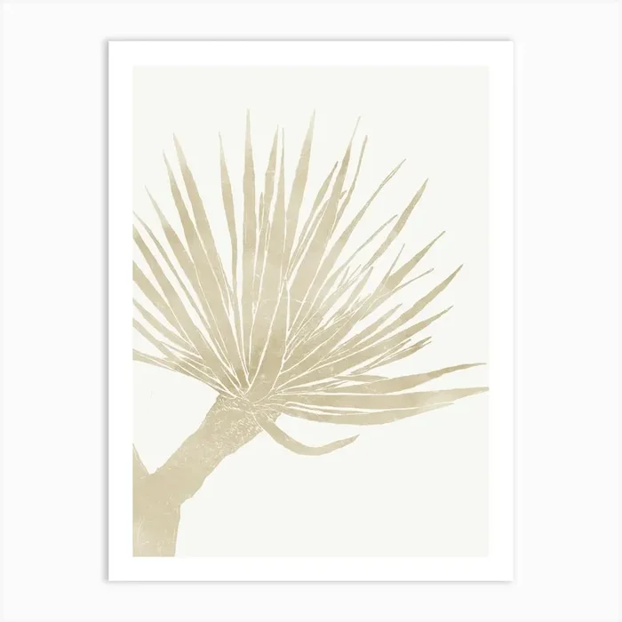 Neutral Tropico II Art Print by Yuyu Pont