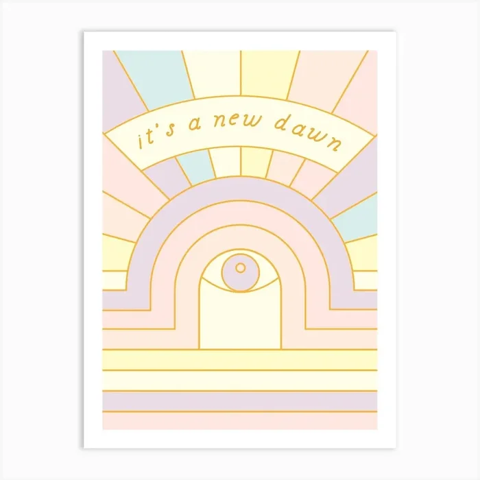 New Dawn Art Print by Elizabeth Olwen