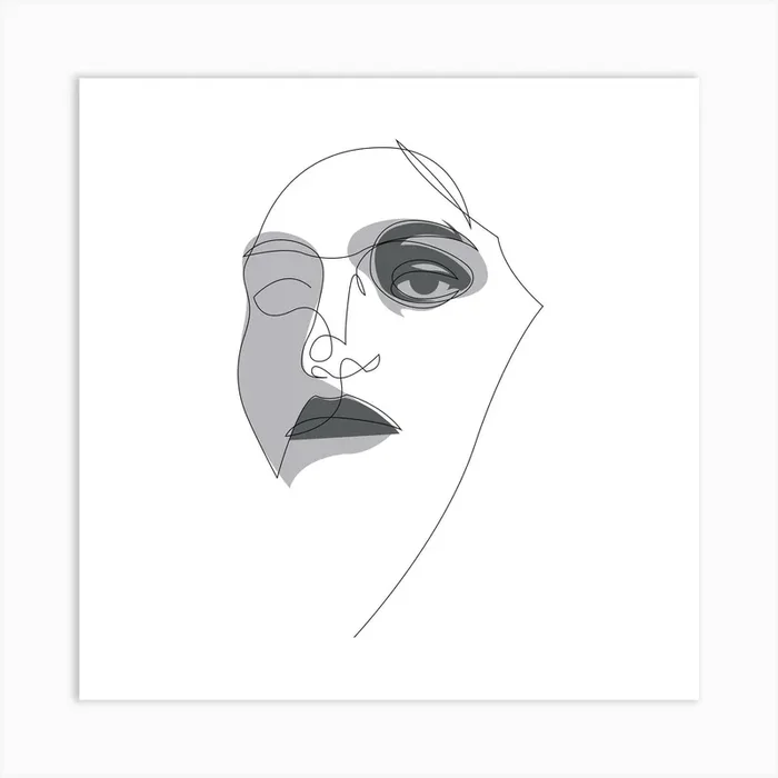 Noir Square Art Print by Addillum