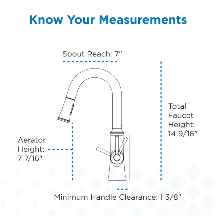 Northerly™ Single Handle Pull-Down Prep Faucet