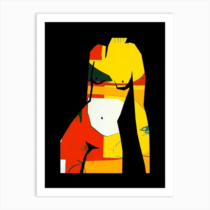 Nude 2 Art Print by Chloe Watts Illustration