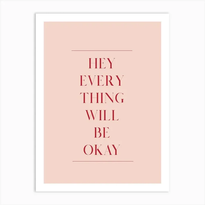 Okay Art Print by Girl Visual
