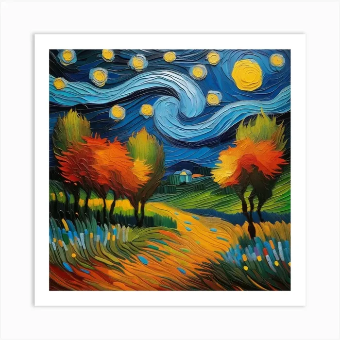 Painting 01463 Art PrintF by FaberEllE