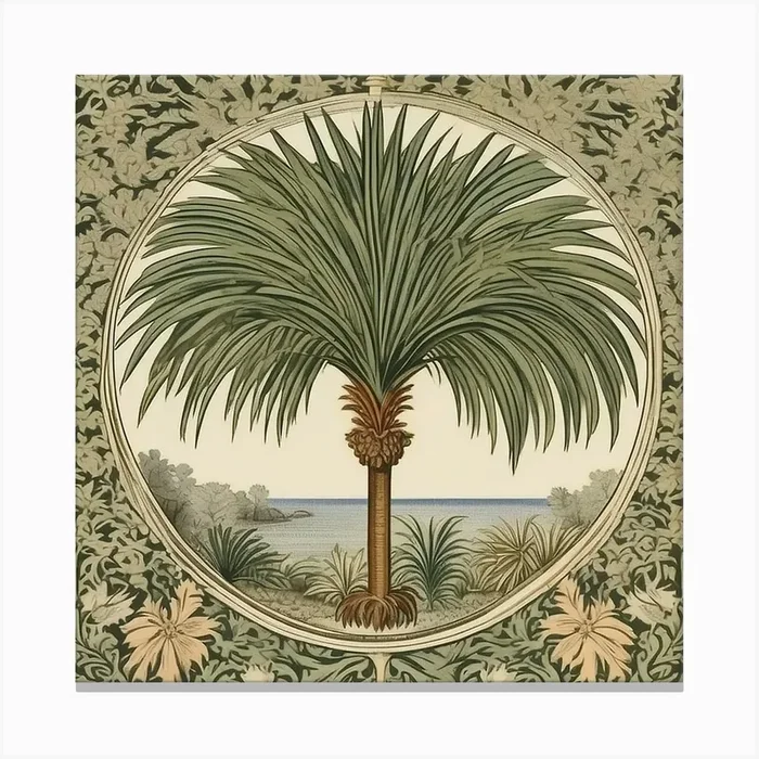 Palm Tree Canvas PrintM by Mihrimah