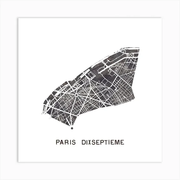 Paris 17ème Art Print by Bureau for Everyday Exploration