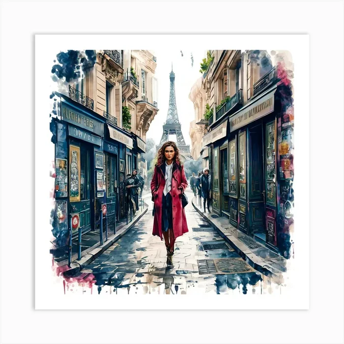 Paris Art PrintAD by Atlas digital