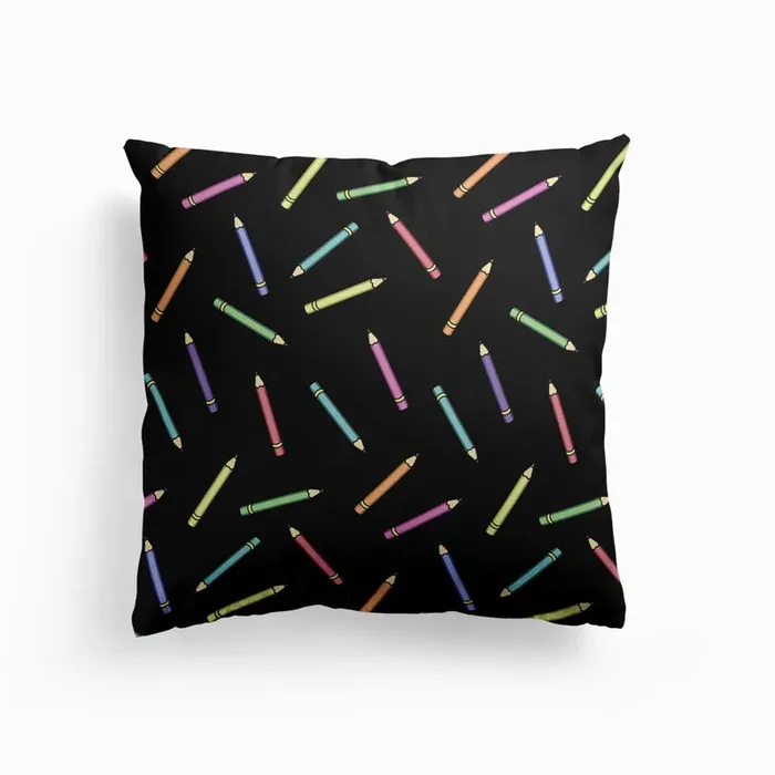 Pencils Cushion by Laura Nagel