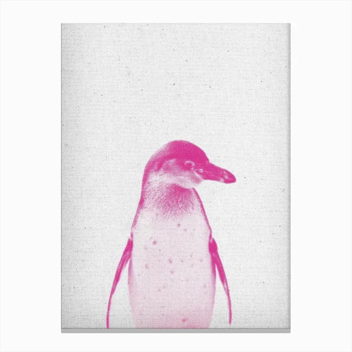 Penguin II Canvas Print by Froilein Juno