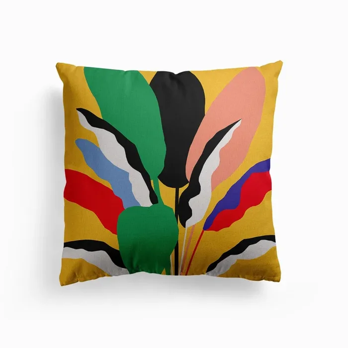 Plant Canvas Cushion by James Daw