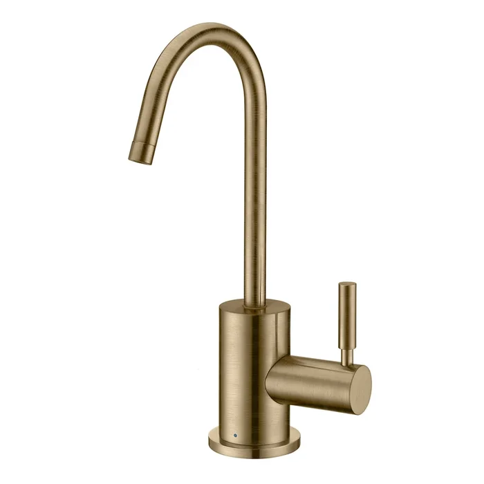 Point of Use Cold Water Drinking Faucet with Gooseneck Swivel Spout