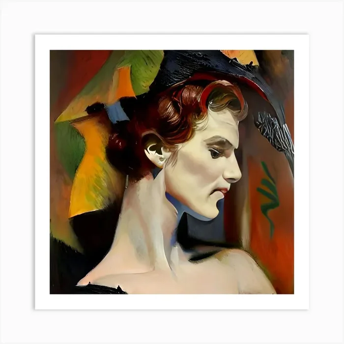 Portrait of a Lady Art Print by Lusianawati