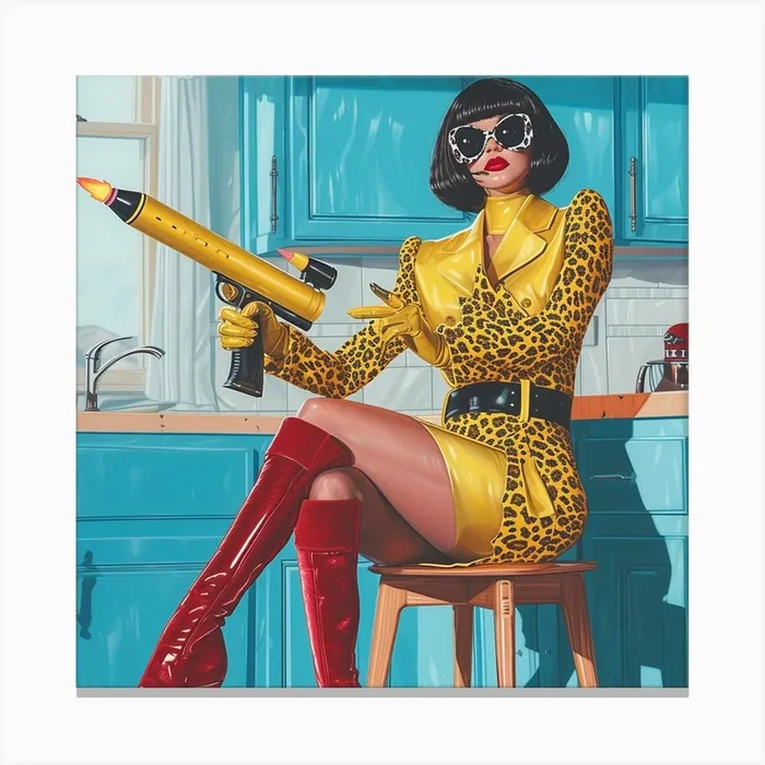 Pulp Fiction by Metapix.Art Canvas PrintMA by Metapix Art