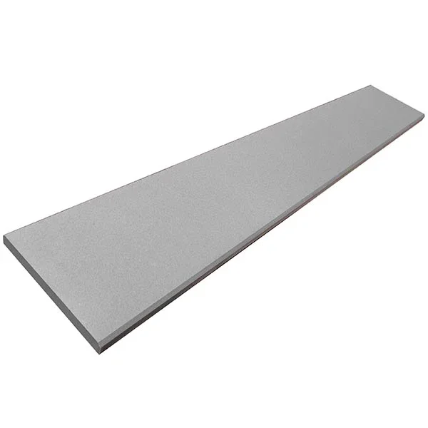 Quartz Super Gray Polished Door Threshold Saddle 5 “X36 ” Both Sides Beveled
