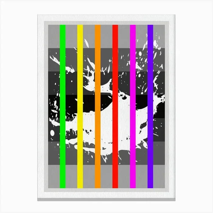 Rainbow Stripes 2 Canvas Print by Kt10Designs