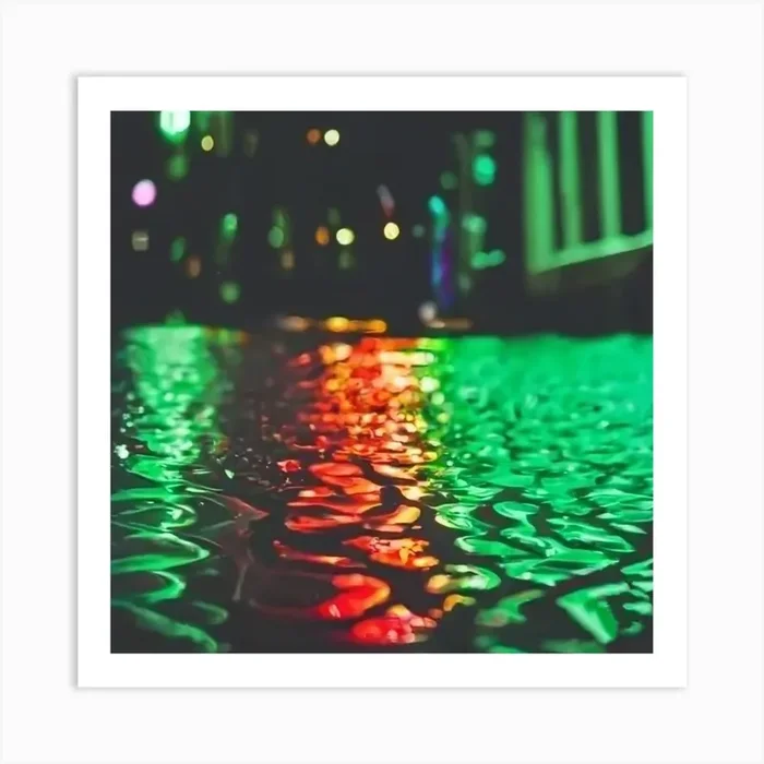 Rainy Night Art Print by AleR2007