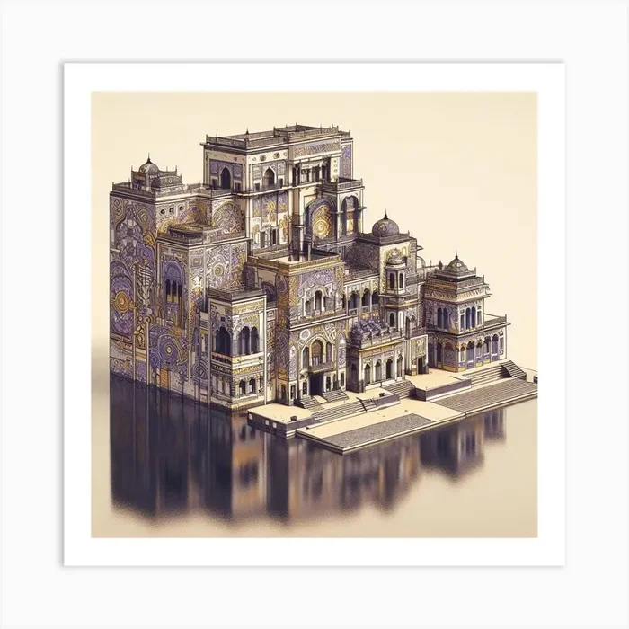Rajasthan Palace Art PrintEB by Expressions by JulesM