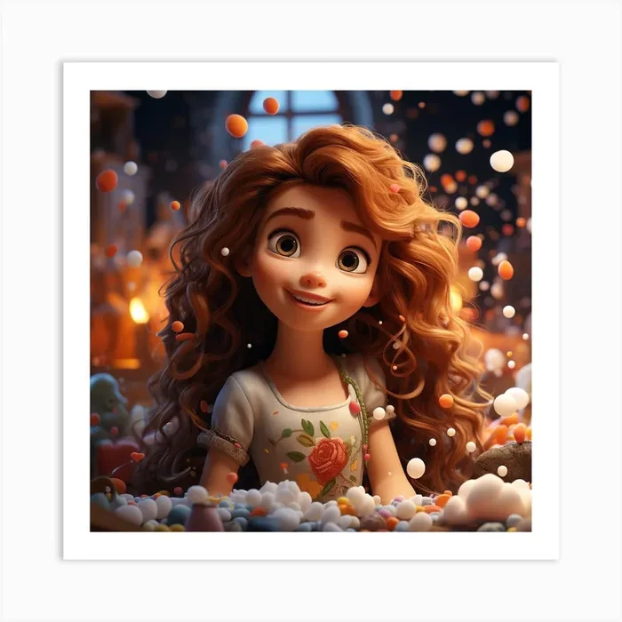 Rapunzel Art Print by Kimmie Marie