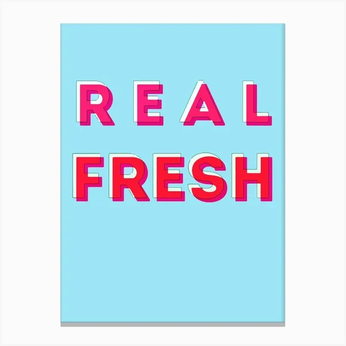 Real Fresh Canvas Print by HAMJAM