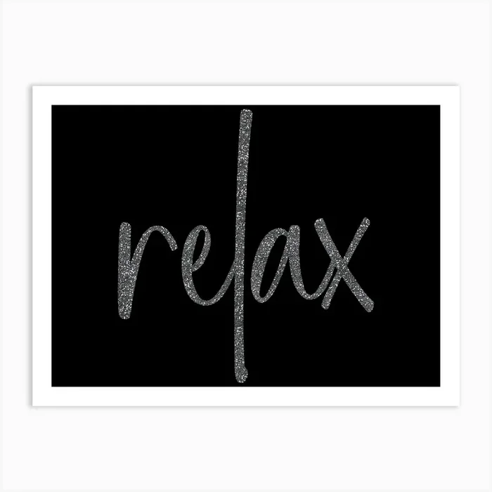 Relax Art Print by Kt10Designs