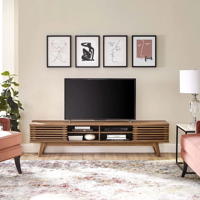 Render 70 ” Entertainment Center TV Stand by Modway