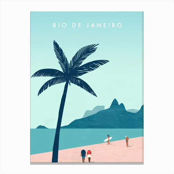 Riodejaneiro Canvas Print by Katinka Reinke