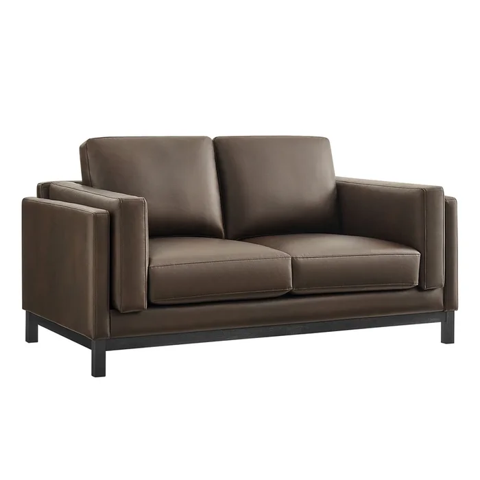 Roscoe 63 inch Vegan Leather Loveseat