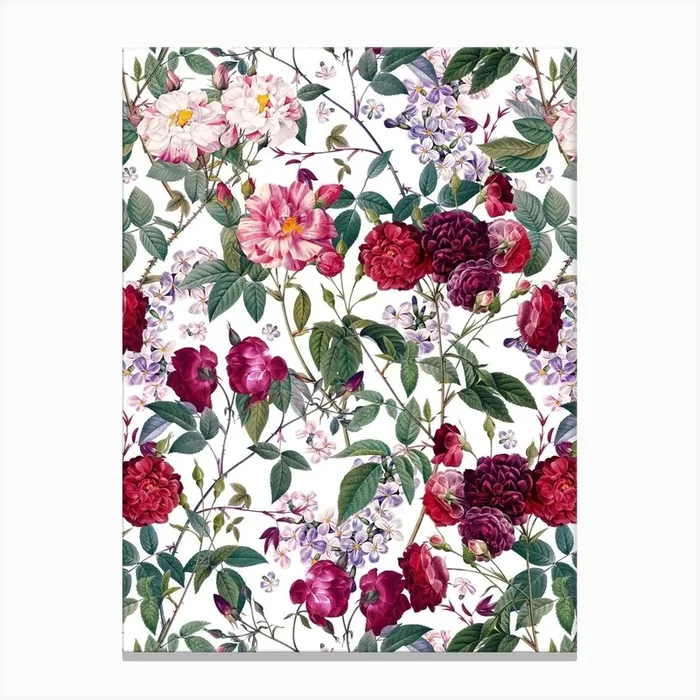 Rose Garden 4 Canvas Print by Burcu Korkmazyurek