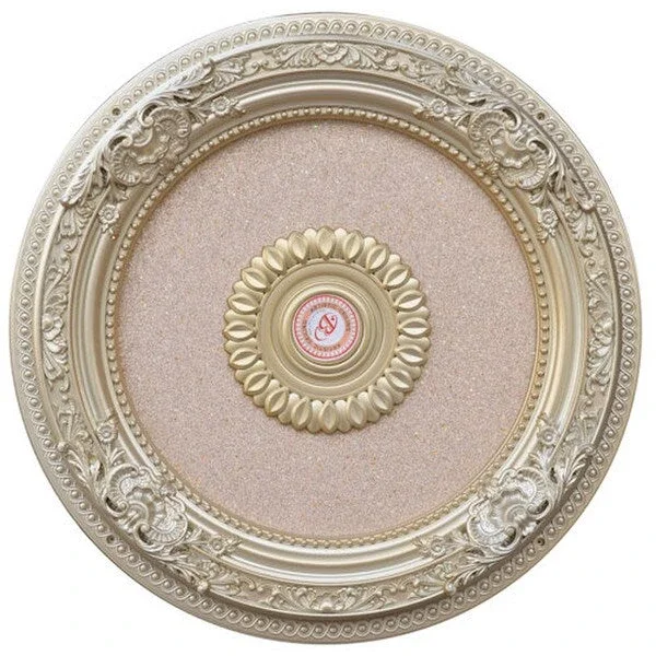 Rose Gold Round Ceiling Medallion 24 Inch