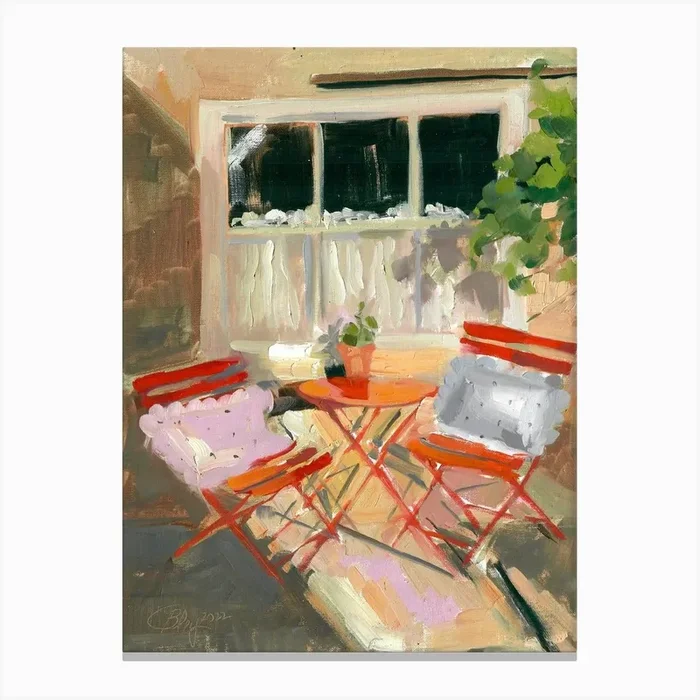 Rositas Garden Canvas Print by Bley Hack