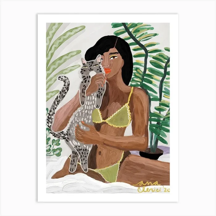 Sabado Art Print by Ana Clerici