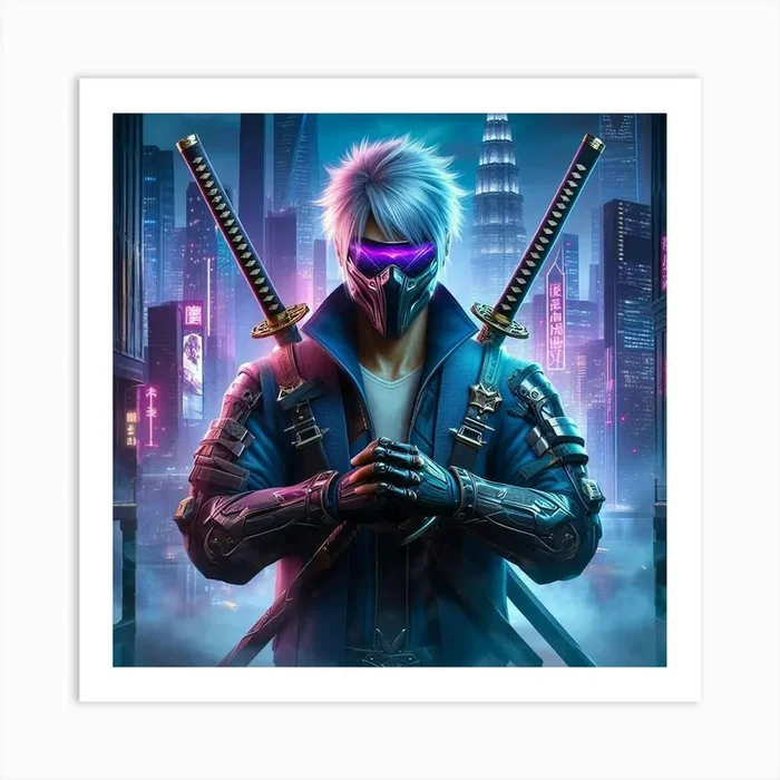 Samurai Warrior Art Print by MassWILL