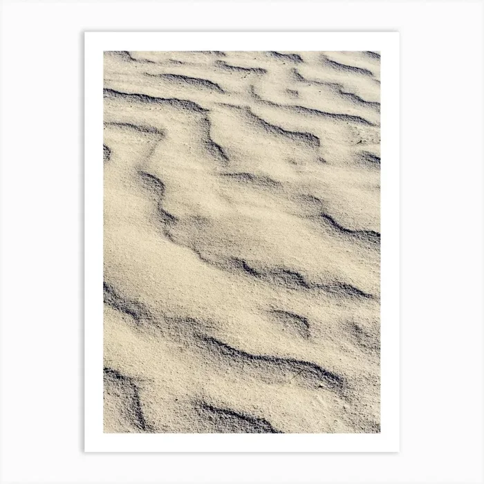Sand Dune pattern texture Art Print by imagine