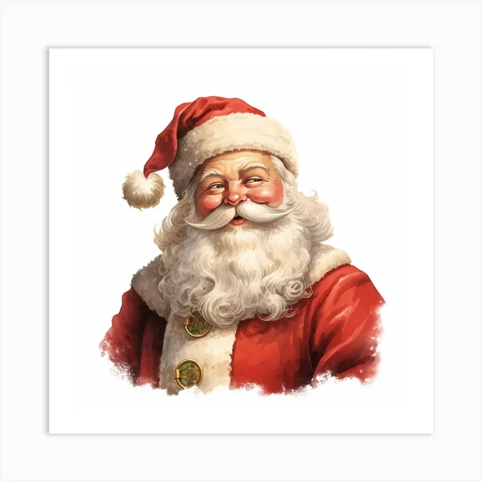 Santa Claus 14 Art Print by David Arts
