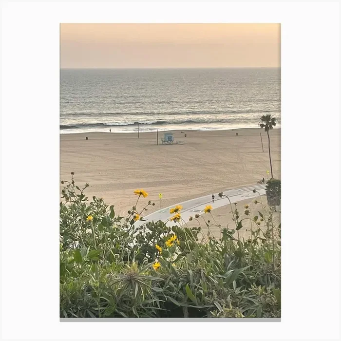 Santa Monica Canvas Print by CaliMerry