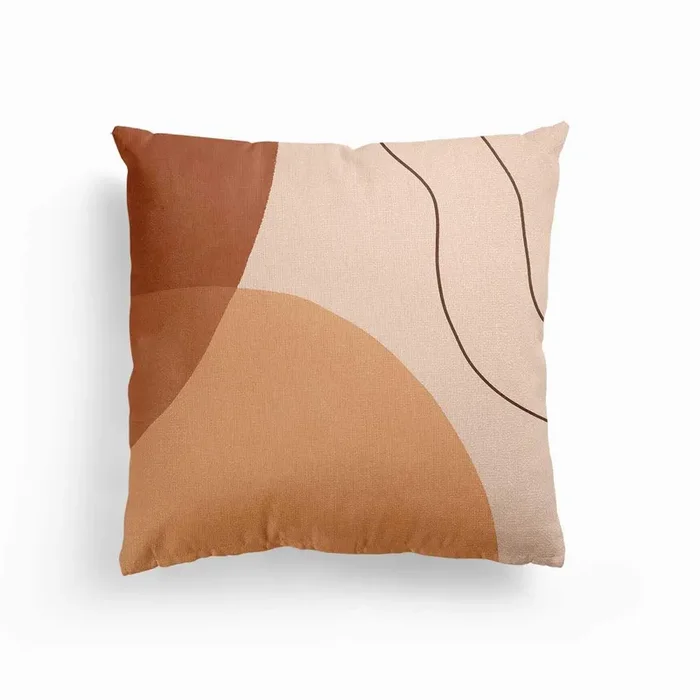 Shapes 7 Canvas Cushion by Gush Art Studio