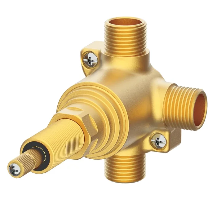 Single Handle 1/2 ” 3-Port/2-Outlet Diverter Valve, 3 Position Valve (Pause/A/B)