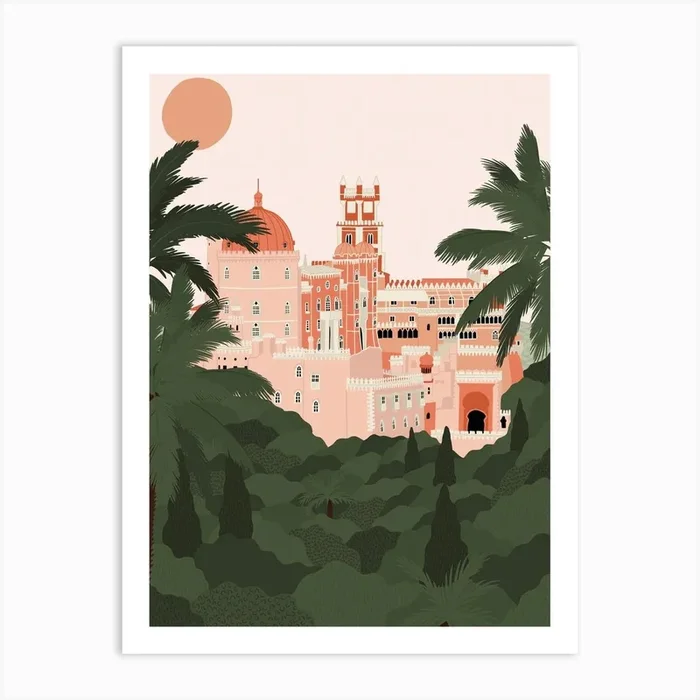 Sintra Print Art Print by Jess Print Designs
