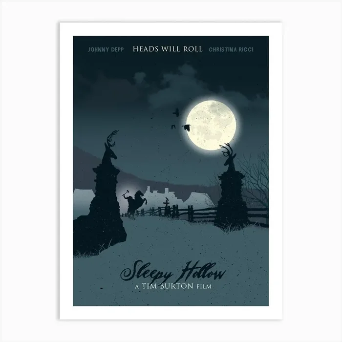 Sleepy Hollow Movie Art Print by 2ToastDesign