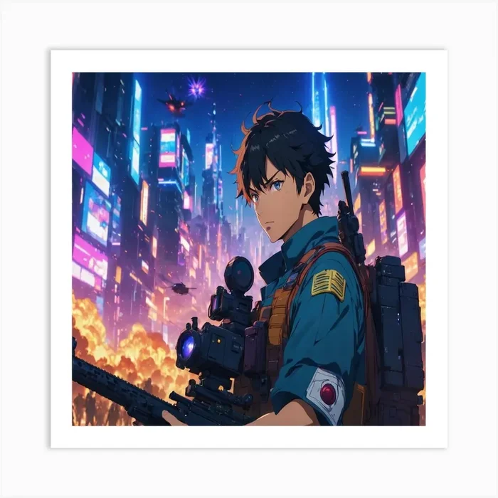 sniper Art PrintM by mahesh