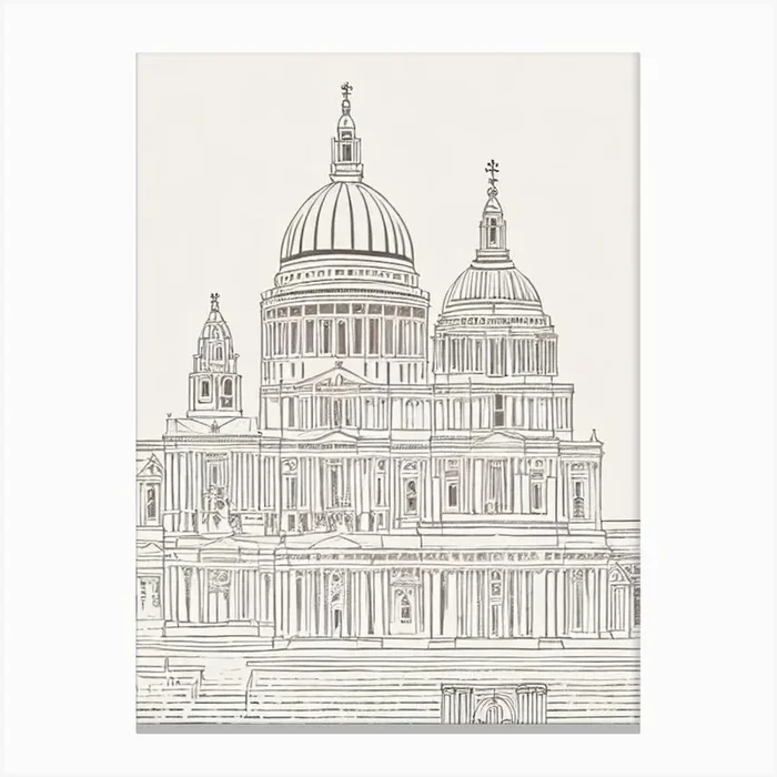 St Canvas Print by Landmark Prints