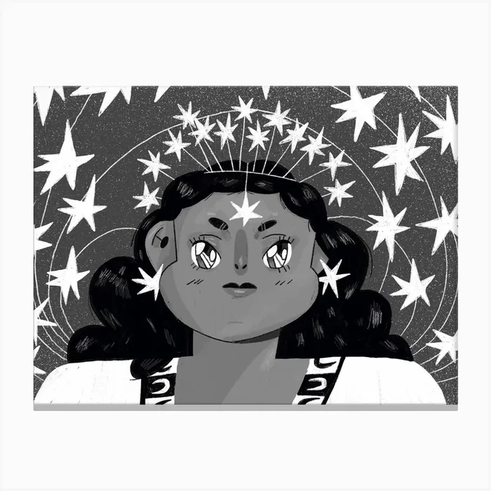 Star Queen Canvas Print by Marta Company
