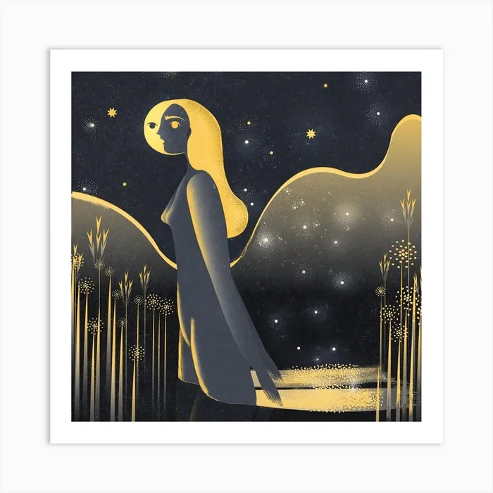 Stargazer Art Print by lIDIA TOMASHEVSKAYA