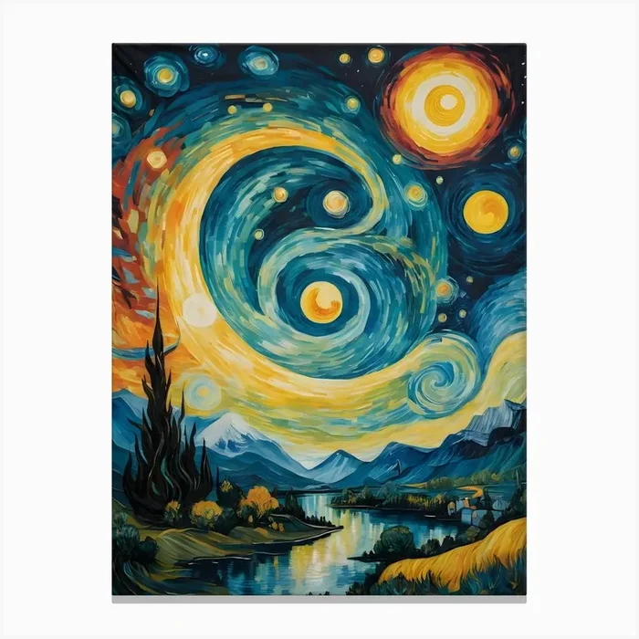 Starry Night Canvas Print by Artistry Innovare