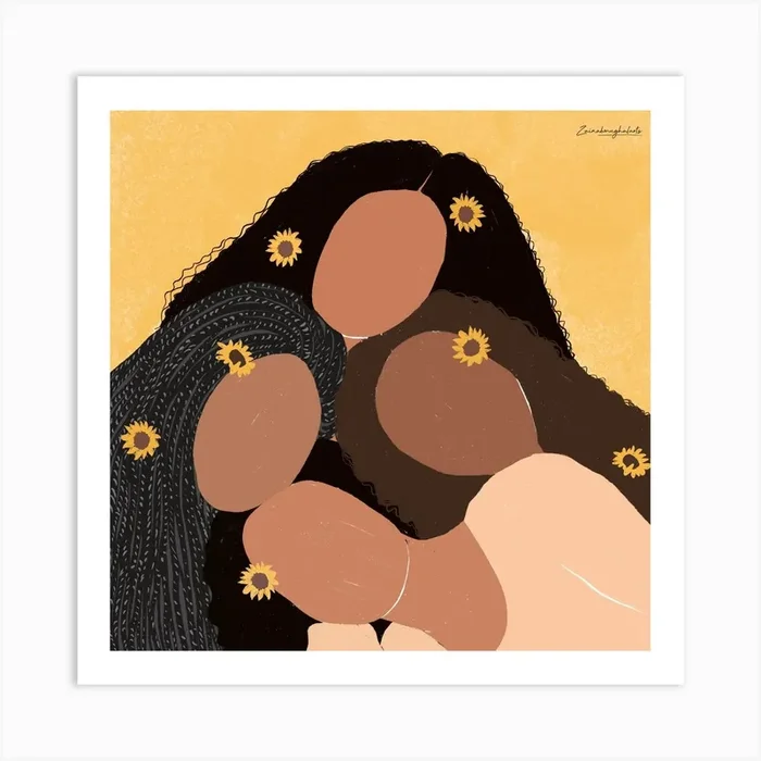 Stronger Together Art Print by Zainab Mughal Arts