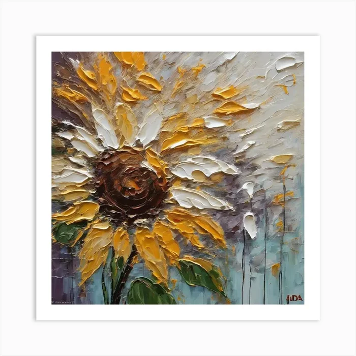 Sunflower Art PrintMY by Moment you and your share