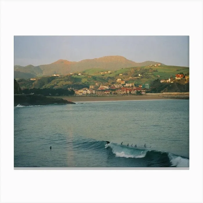 Sunrise in Zumaia Canvas Print by Harry Hutchison