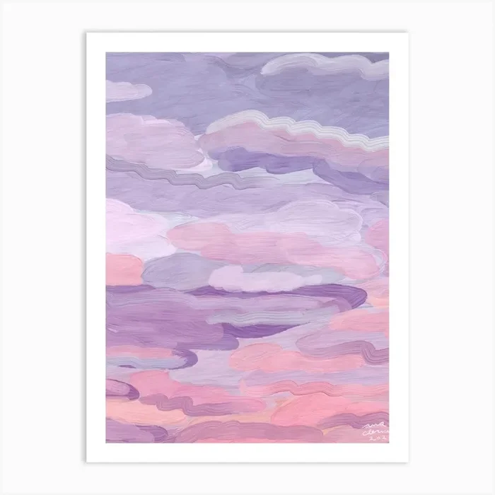 Sunset Art Print by Ana Clerici