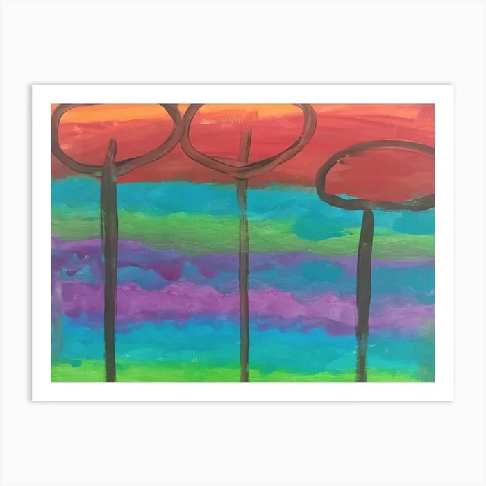 Sunset Art Print by Kalina